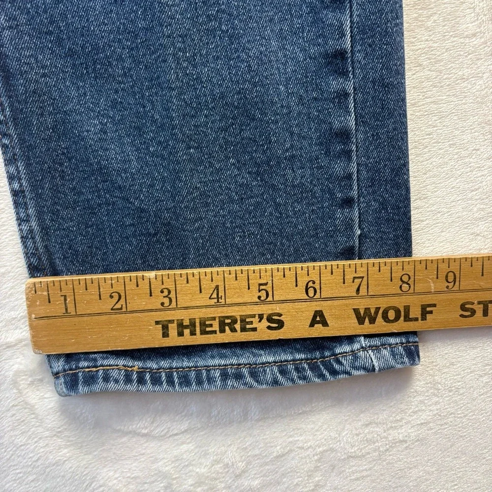 Levis Jeans Men 34 x 34 505‎ Regular Fit Straight Leg Dark Wash Denim Classic - Picture 5 of 12